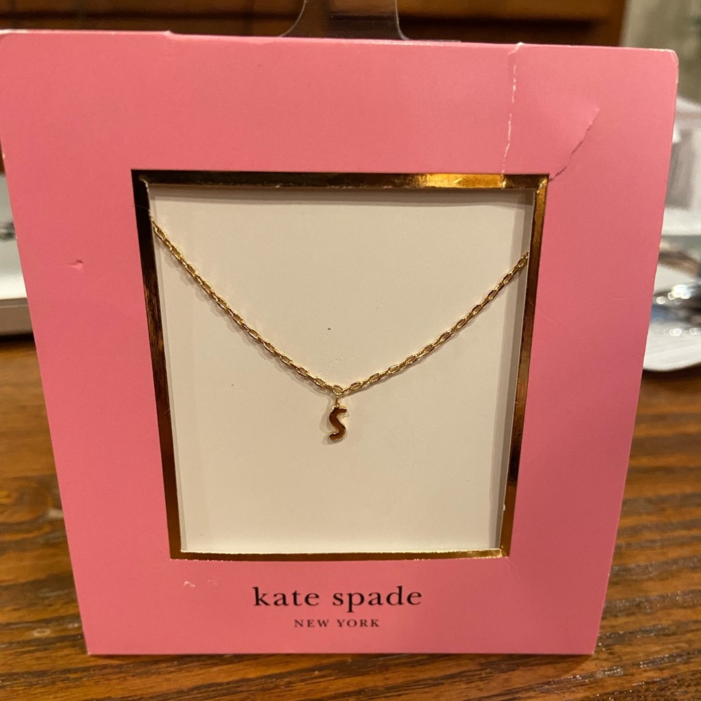 Kate Spade “S” Necklace